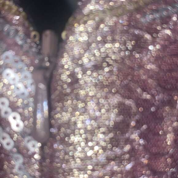 Rene Ruiz Collection Ombré Burnout Strapless Gown - Picture 8 of 11